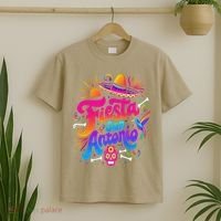 Lets Fiesta San Antonio Texas Cinco De Mayo Mexican Party T-Shirt thumb 2