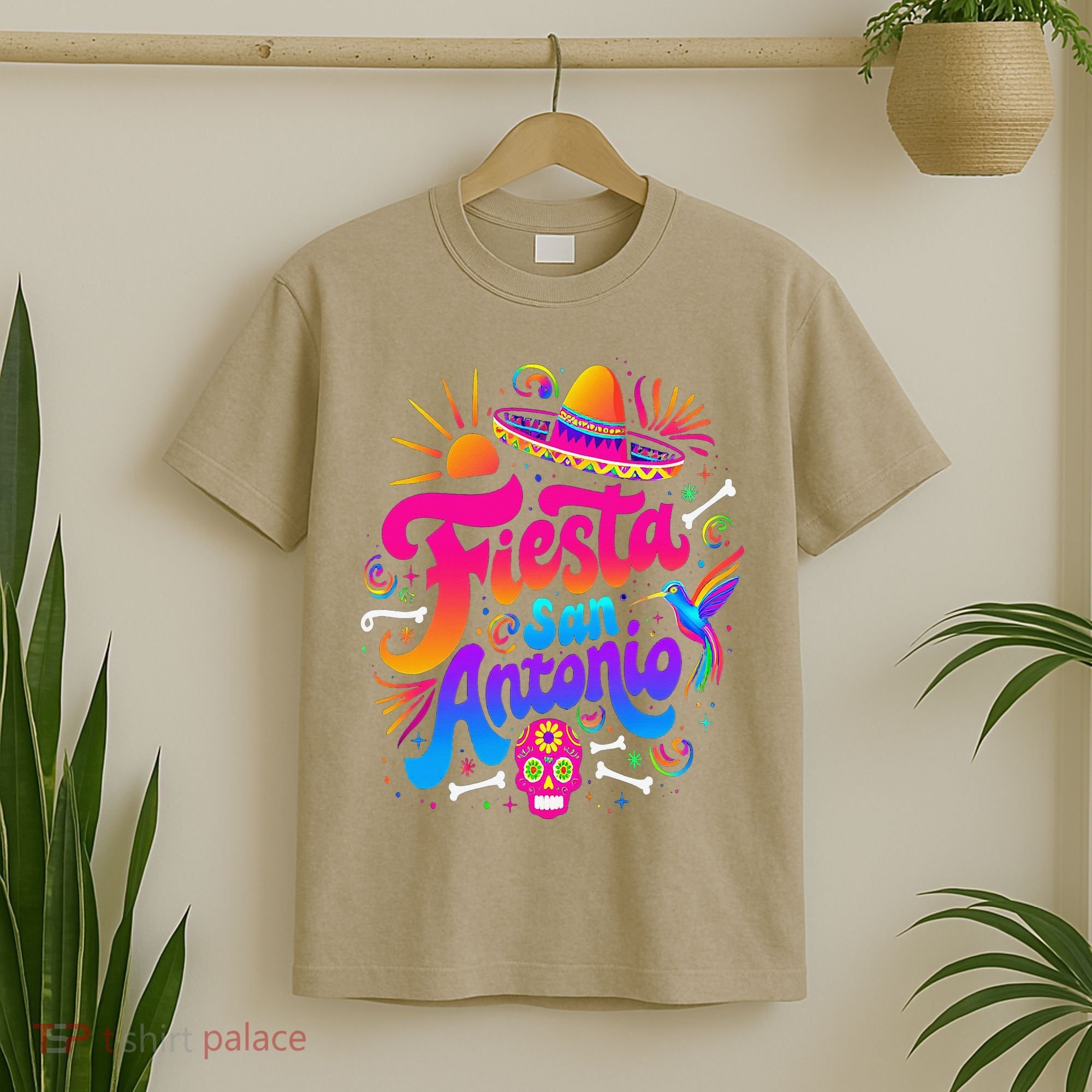 Lets Fiesta San Antonio Texas Cinco De Mayo Mexican Party T-Shirt