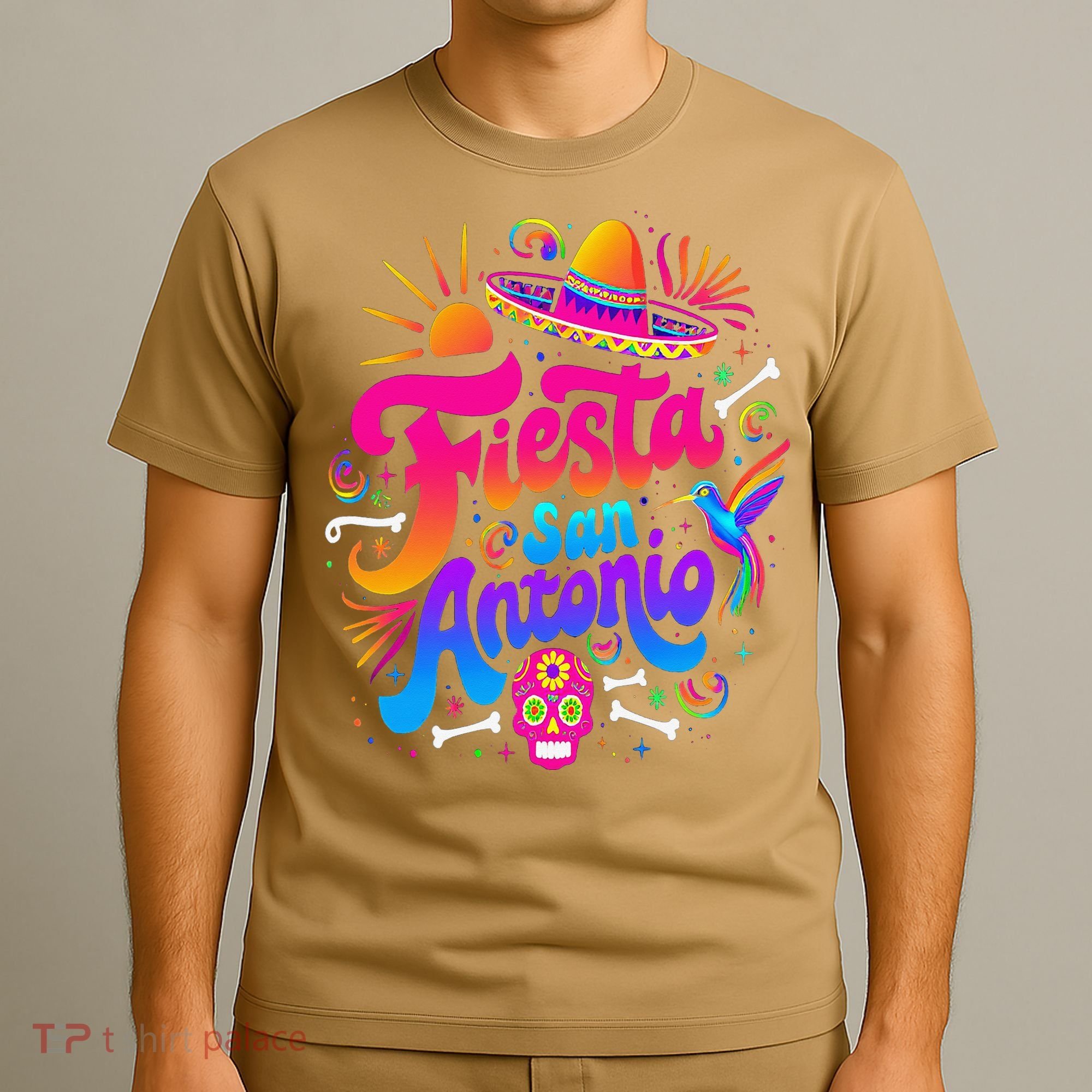 Lets Fiesta San Antonio Texas Cinco De Mayo Mexican Party T-Shirt