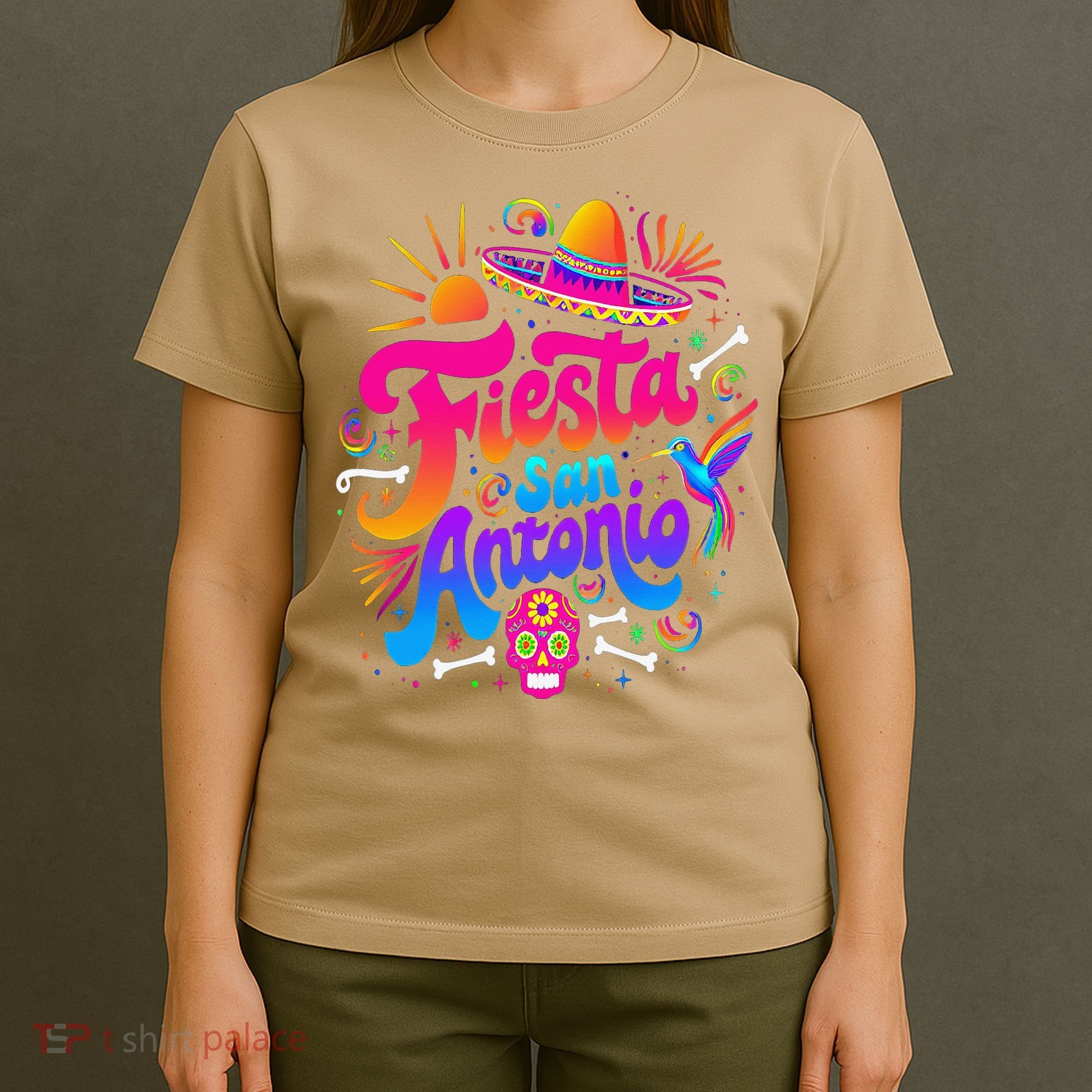Lets Fiesta San Antonio Texas Cinco De Mayo Mexican Party T-Shirt