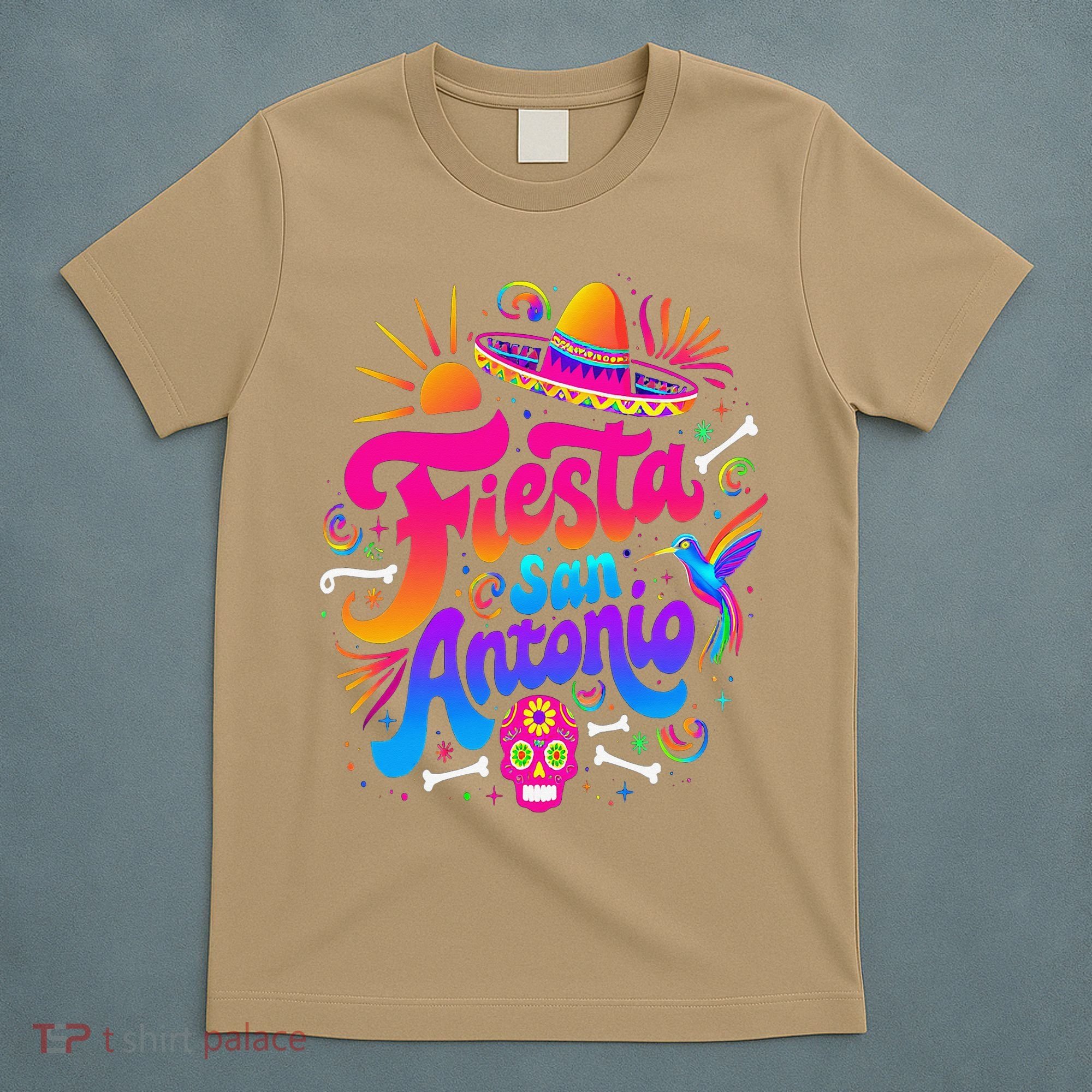 Lets Fiesta San Antonio Texas Cinco De Mayo Mexican Party T-Shirt