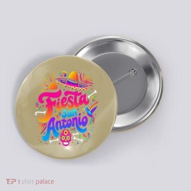 Lets Fiesta San Antonio Texas Cinco De Mayo Mexican Party Button
