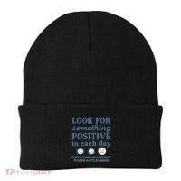 Look for Something Positive in Each Day Beanie thumb 0