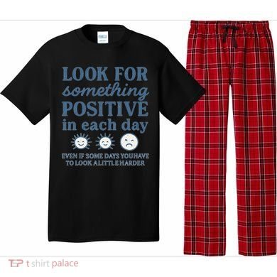 Look for Something Positive in Each Day Pajama Set