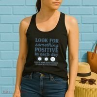 Look for Something Positive in Each Day Women's Tank Top thumb 2