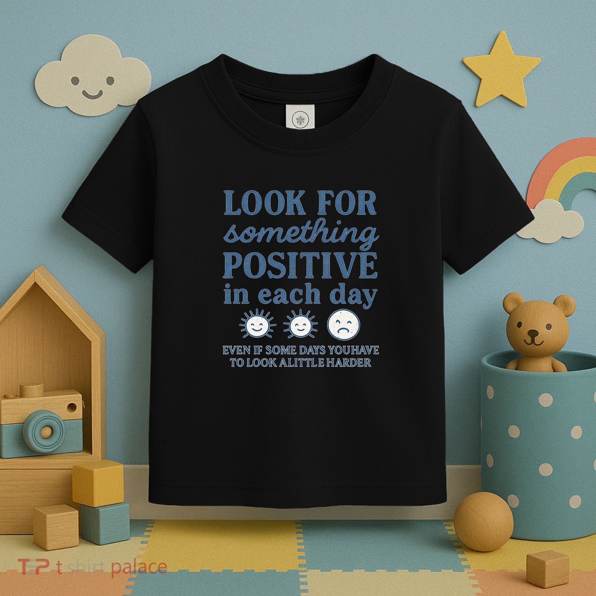 Look for Something Positive in Each Day Toddler T-Shirt