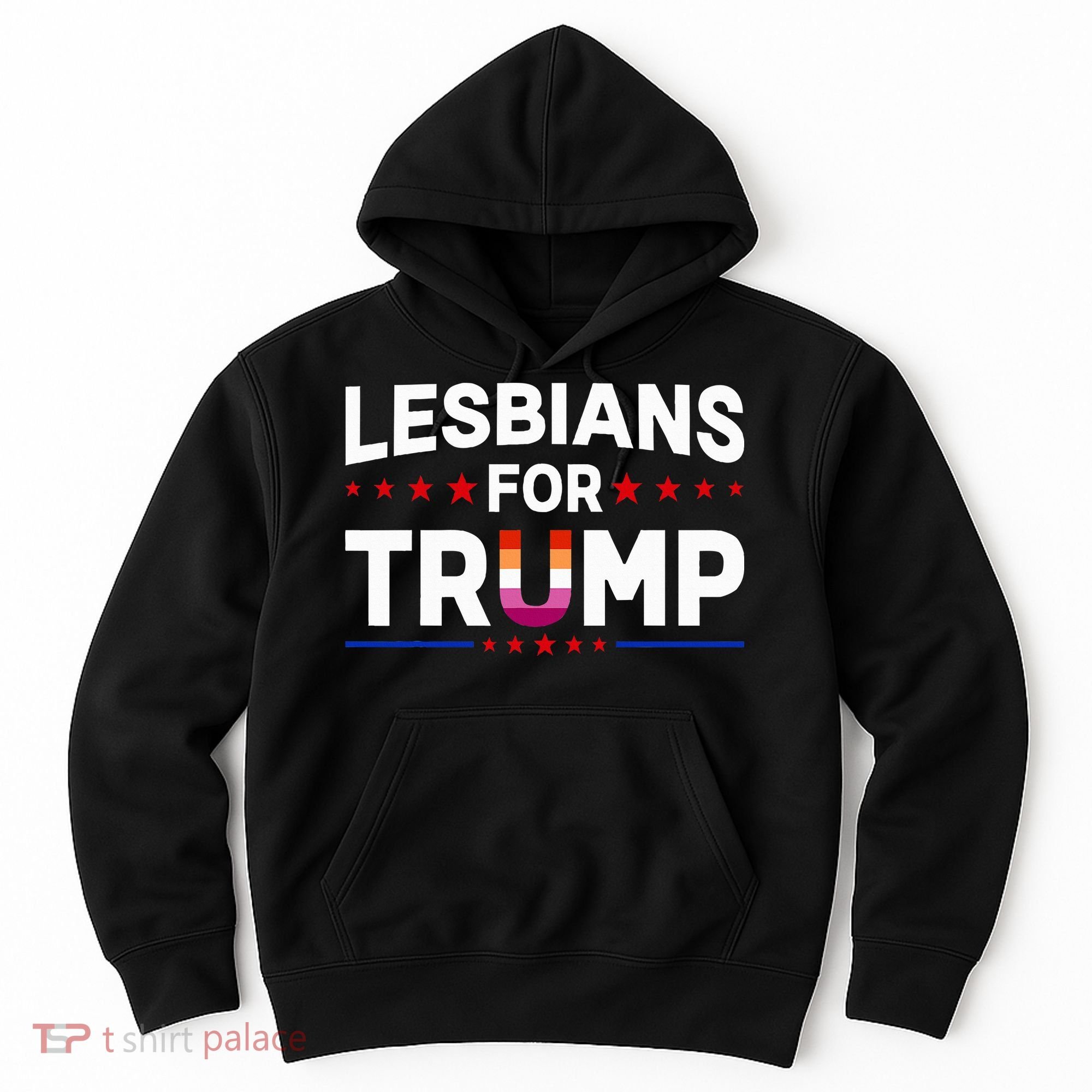 Lesbians For Trump 2024 Re Election President Vote Item Meme Hoodie