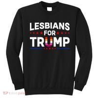 Lesbians For Trump 2024 Re Election President Vote Item Meme Sweatshirt thumb 0