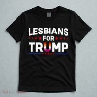Lesbians For Trump 2024 Re Election President Vote Item Meme T-Shirt thumb 5