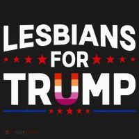 Lesbians For Trump 2024 Re Election President Vote Item Meme Women's Hoodie thumb 2
