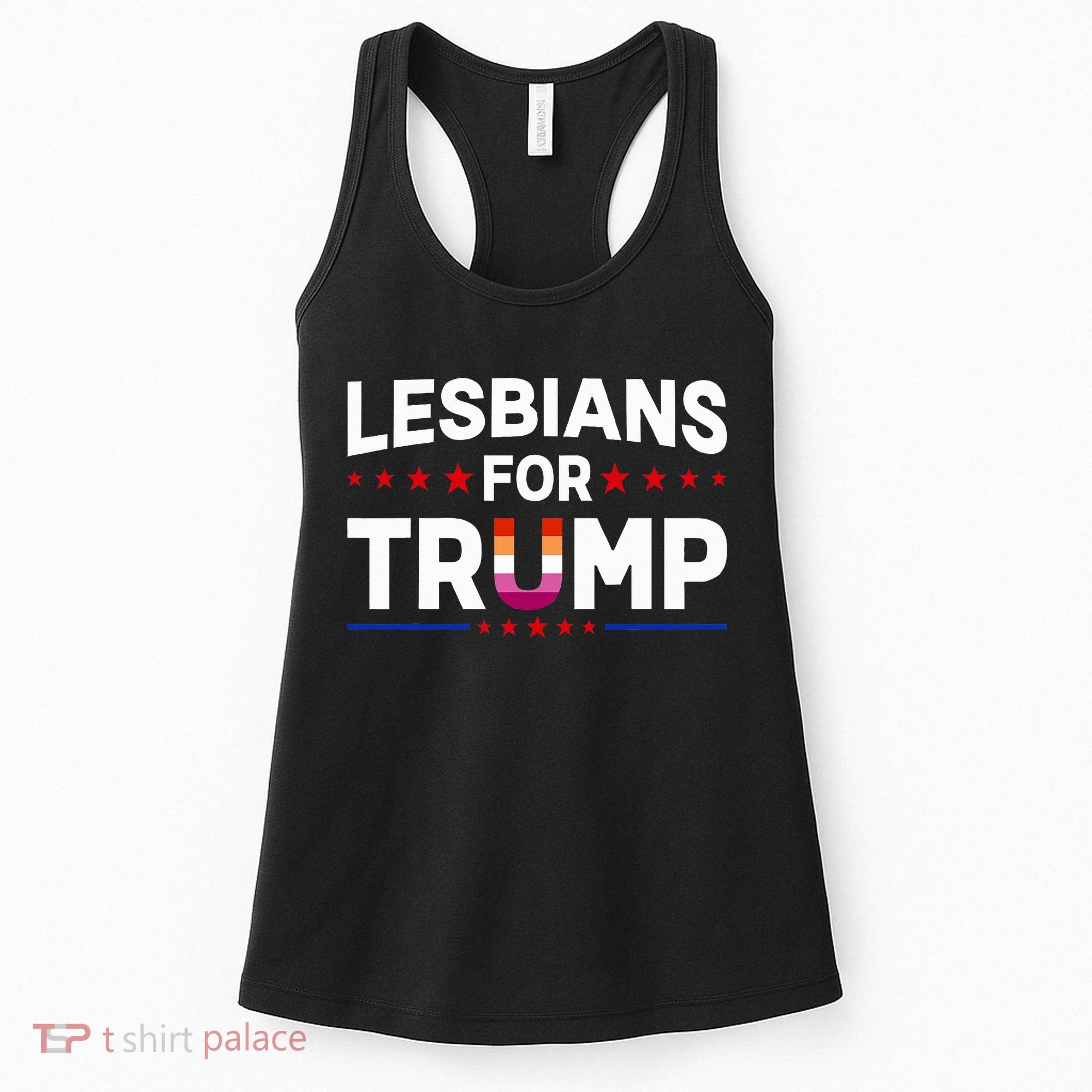 Lesbians For Trump 2024 Re Election President Vote Item Meme Women's Tank Top