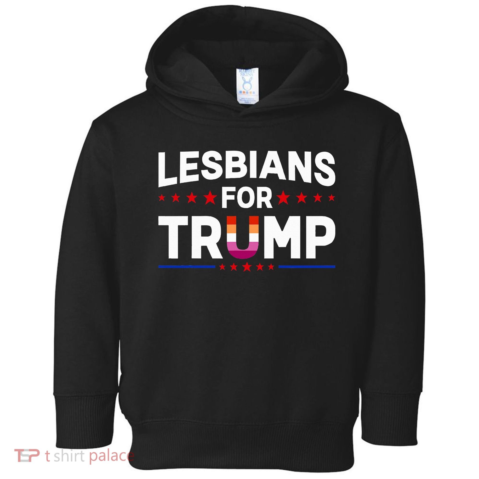 Lesbians For Trump 2024 Re Election President Vote Item Meme Toddler Hoodie