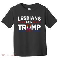 Lesbians For Trump 2024 Re Election President Vote Item Meme Toddler T-Shirt thumb 0