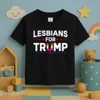 Lesbians For Trump 2024 Re Election President Vote Item Meme Toddler T-Shirt thumb 3