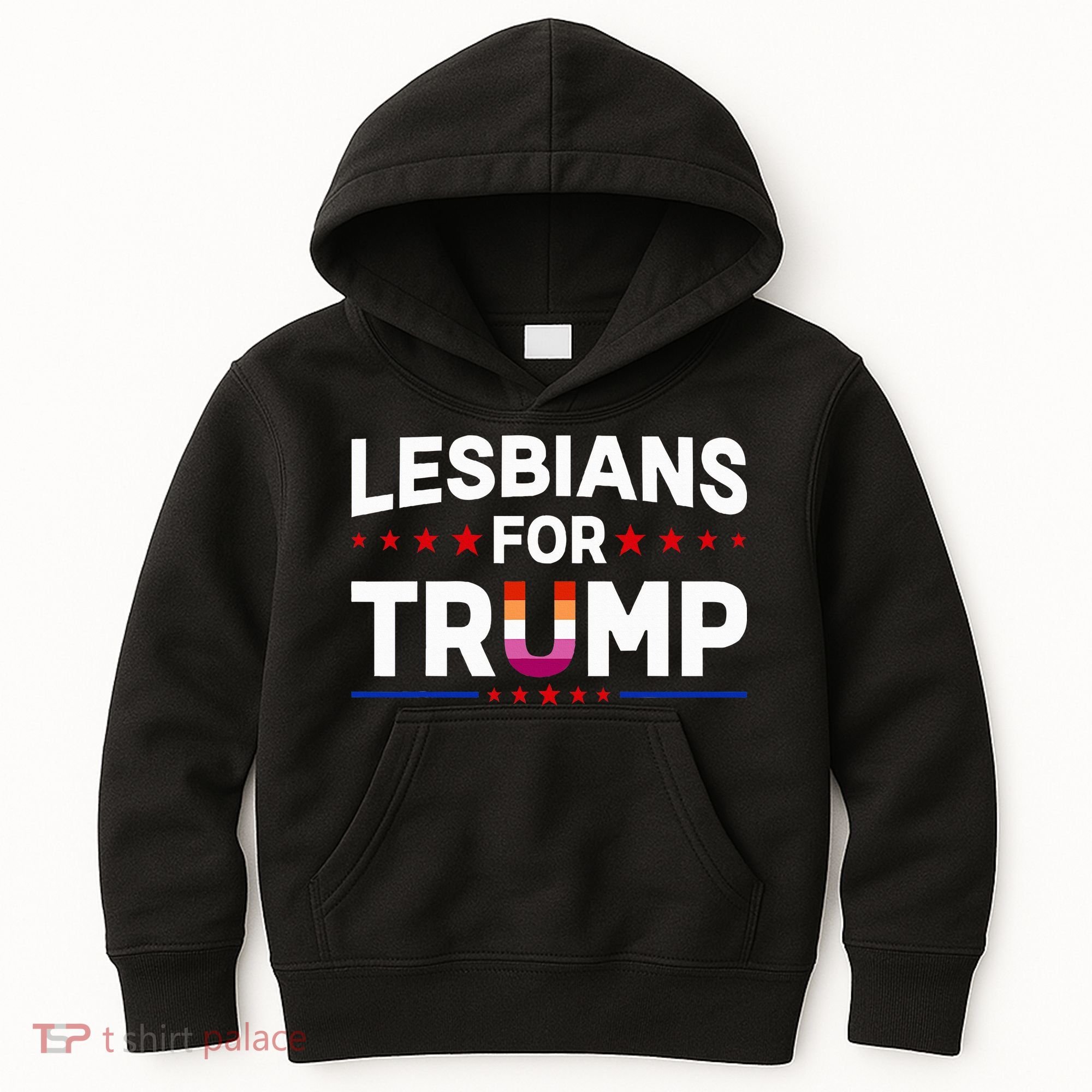 Lesbians For Trump 2024 Re Election President Vote Item Meme Kids Hoodie