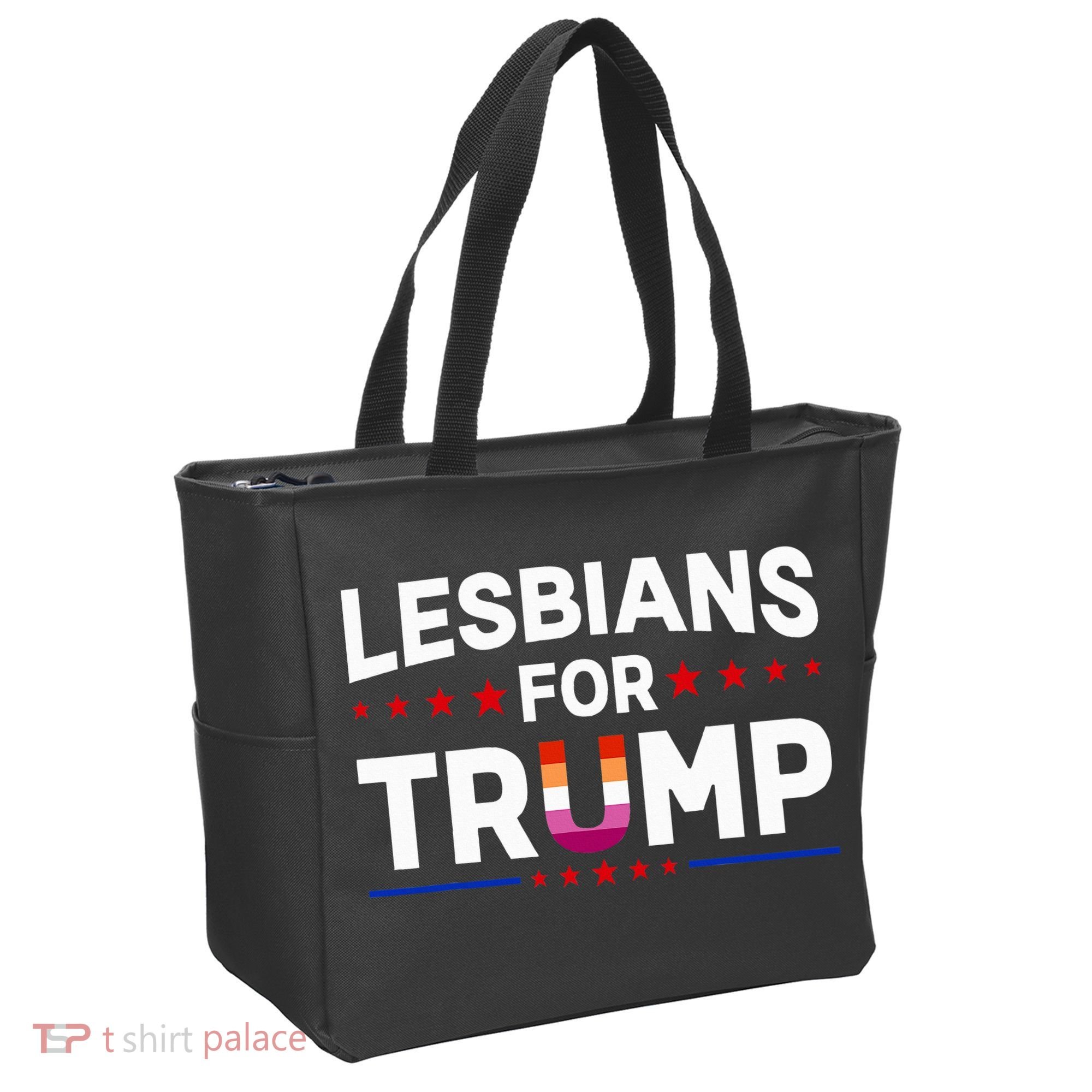 Lesbians For Trump 2024 Re Election President Vote Item Meme Tote Bag
