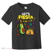 Lets Fiesta Taco Avocado Funny Cinco De Mayo Mexican Party Toddler T-Shirt thumb 0