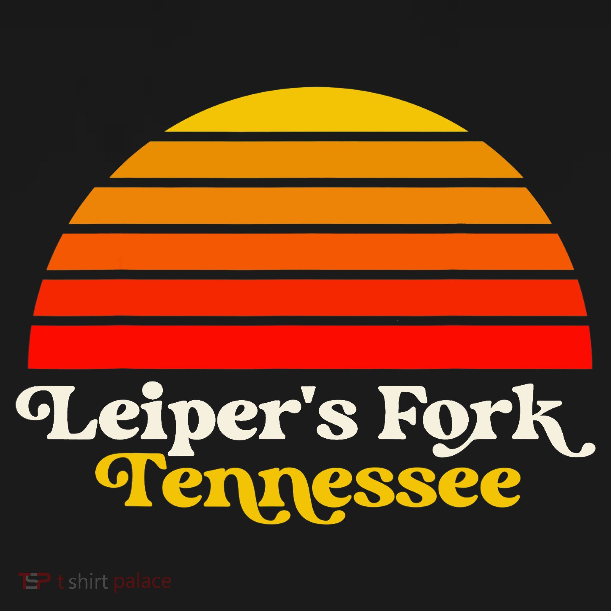 Leiper's Fork Tennessee Retro Sunset Nashville Ornament