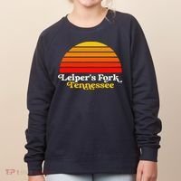 Leiper's Fork Tennessee Retro Sunset Nashville Women's Sweatshirt thumb 0