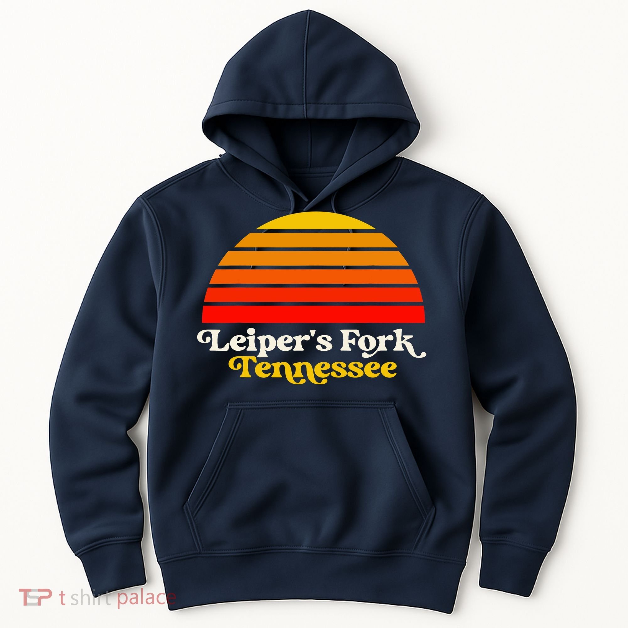 Leiper's Fork Tennessee Retro Sunset Nashville Hoodie