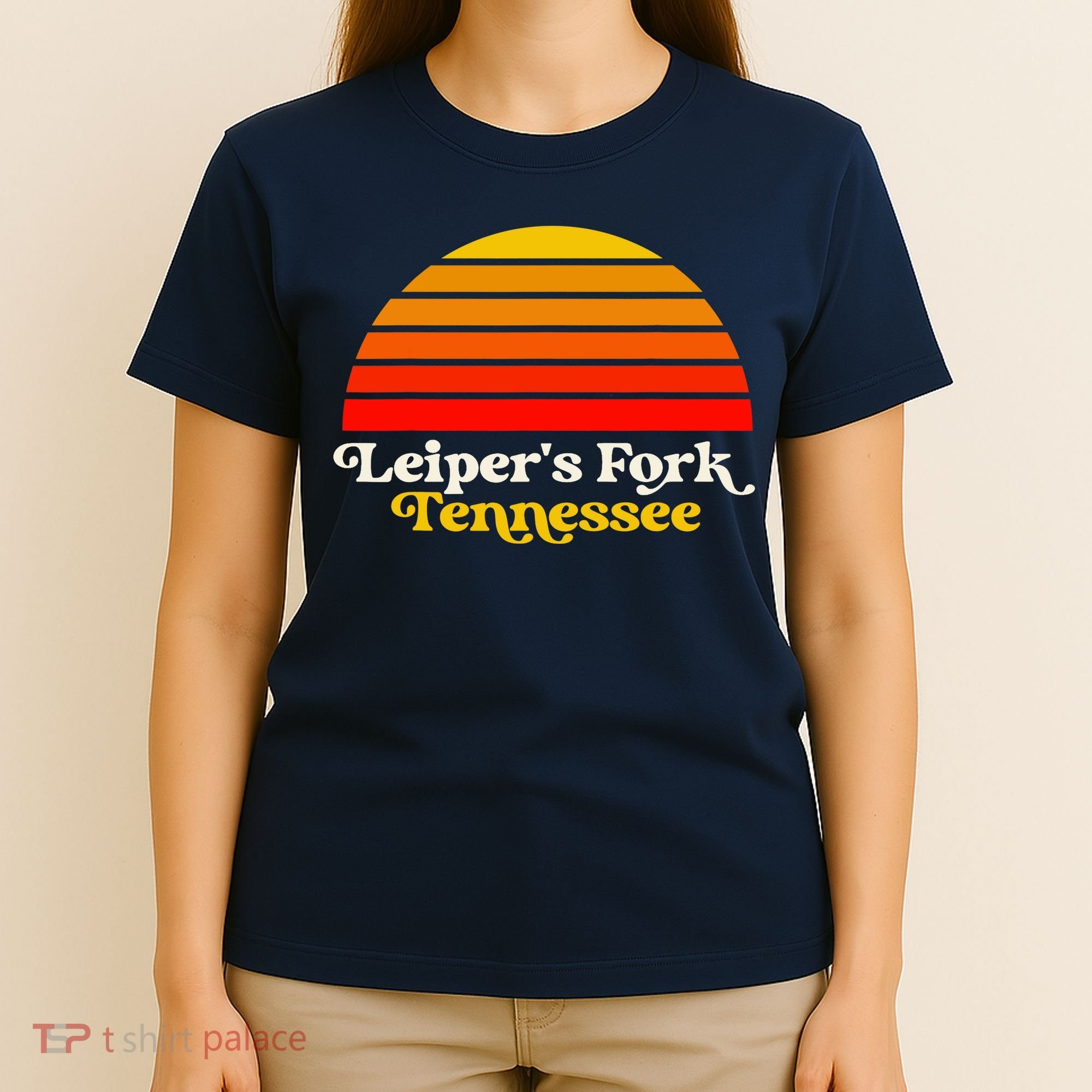 Leiper's Fork Tennessee Retro Sunset Nashville T-Shirt