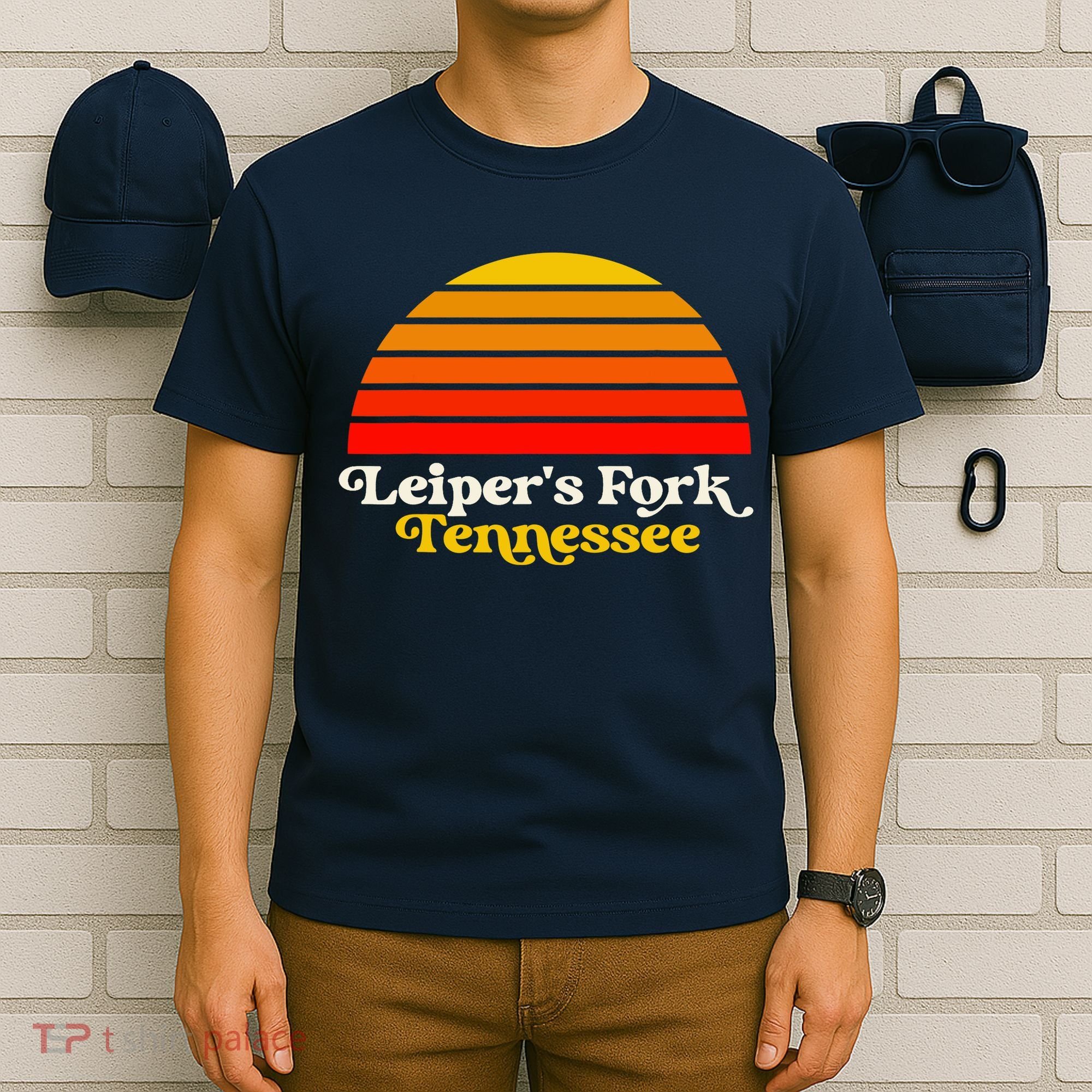 Leiper's Fork Tennessee Retro Sunset Nashville T-Shirt