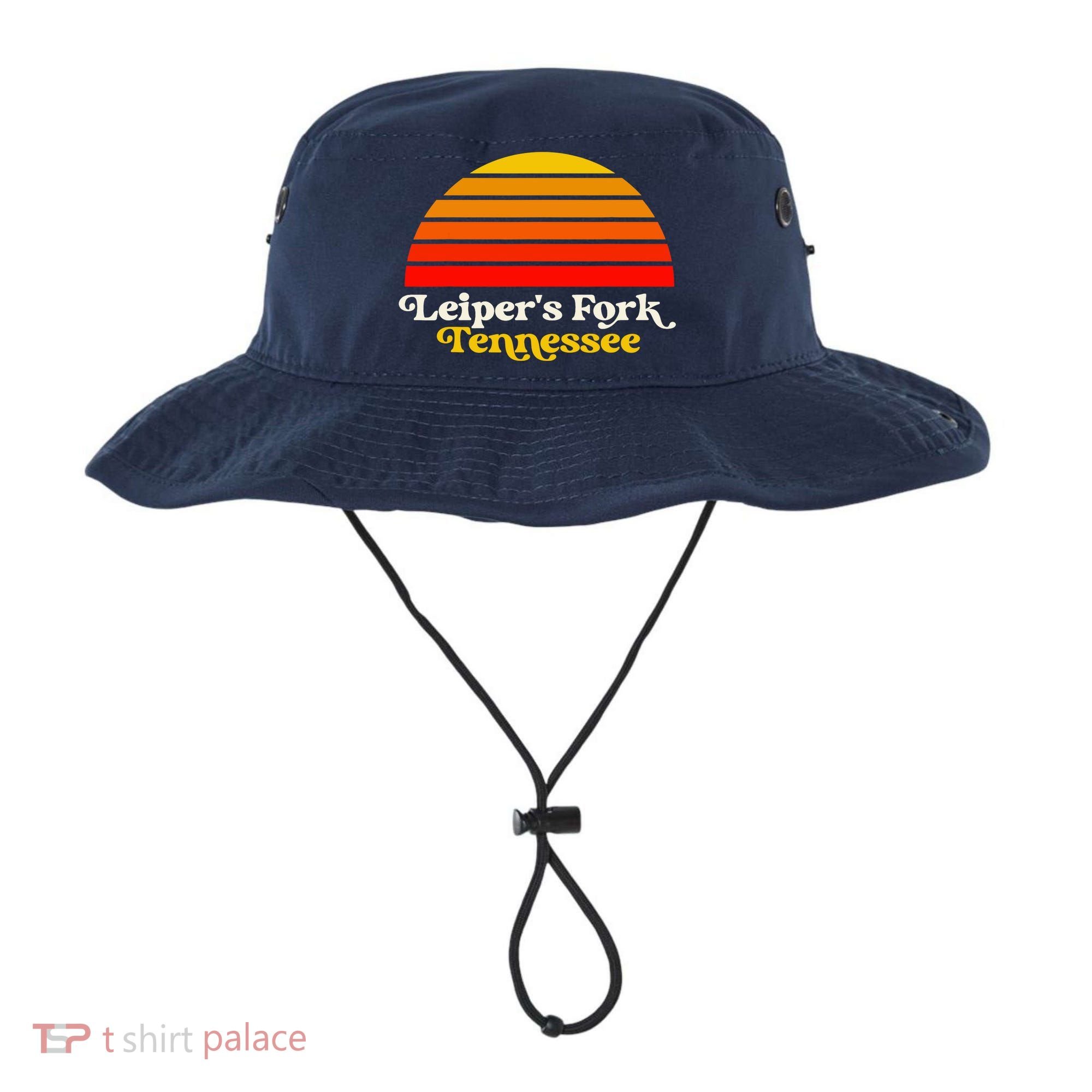 Leiper's Fork Tennessee Retro Sunset Nashville Bucket Hat
