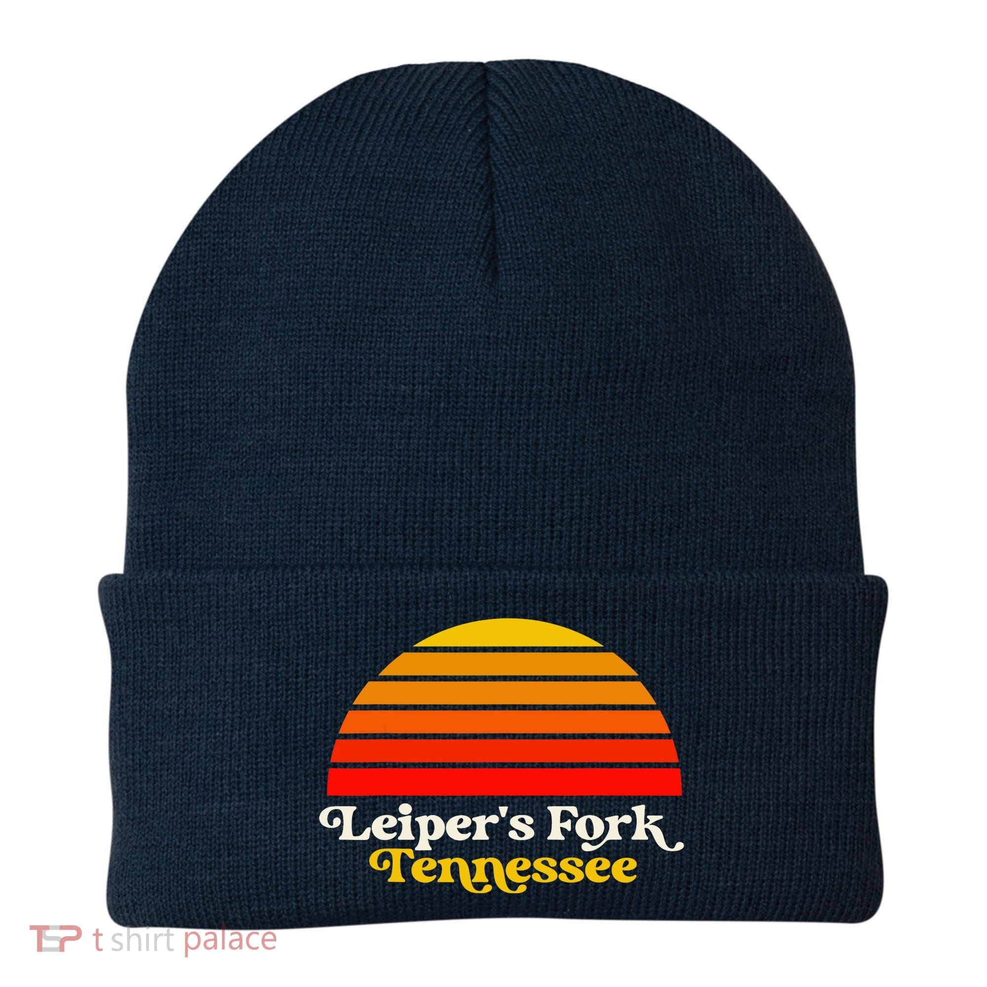 Leiper's Fork Tennessee Retro Sunset Nashville Beanie
