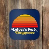 Leiper's Fork Tennessee Retro Sunset Nashville Coaster thumb 0