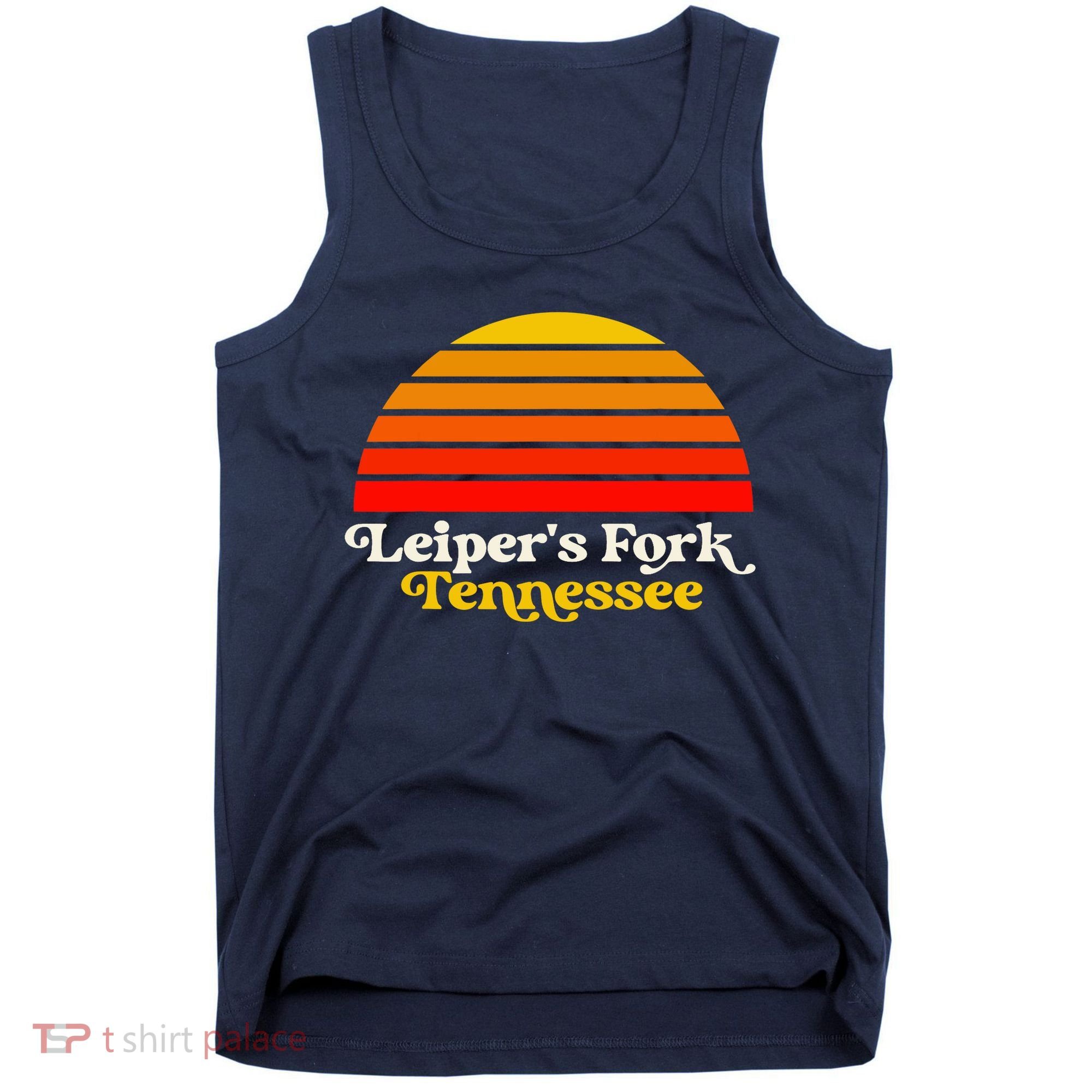 Leiper's Fork Tennessee Retro Sunset Nashville Tank Top
