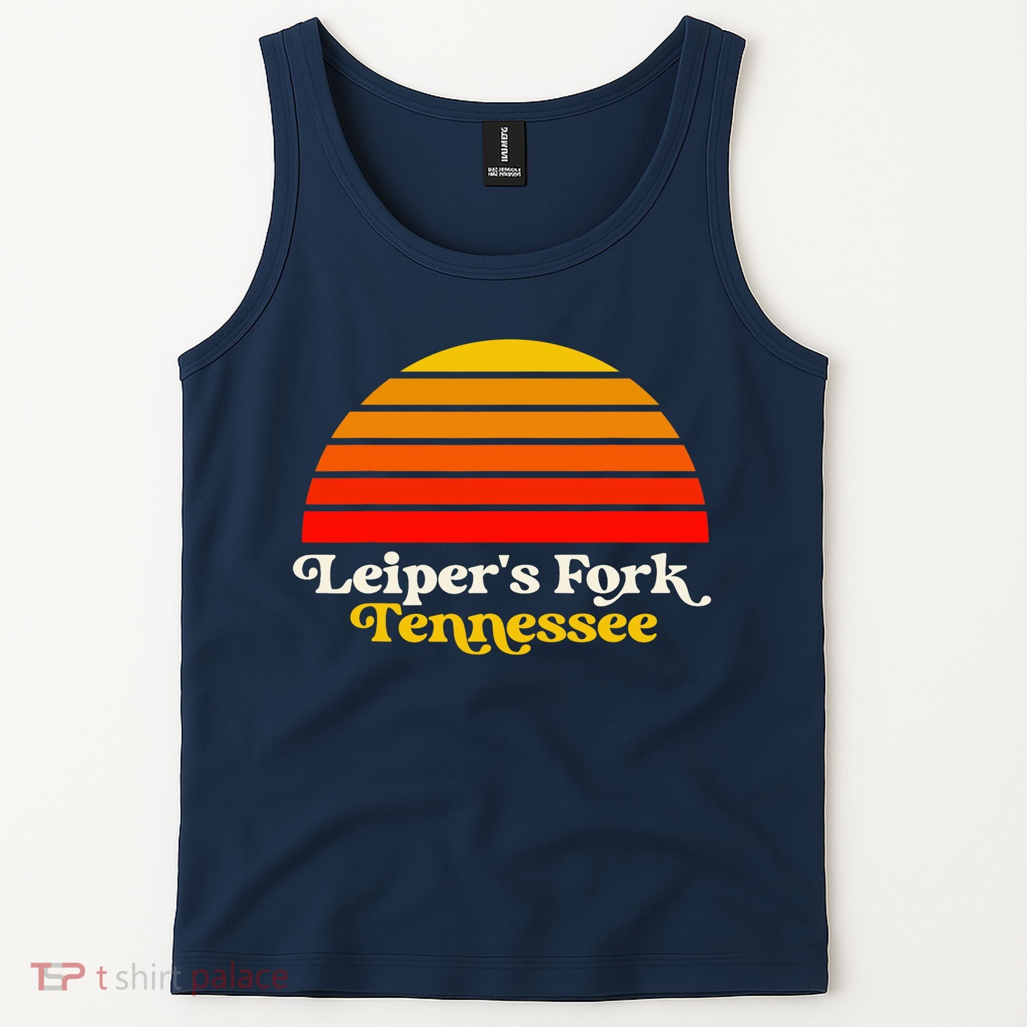 Leiper's Fork Tennessee Retro Sunset Nashville Tank Top