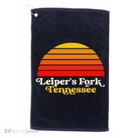 Leiper's Fork Tennessee Retro Sunset Nashville Golf Towel thumb 0
