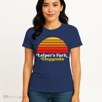 Leiper's Fork Tennessee Retro Sunset Nashville Women's T-Shirt thumb 4