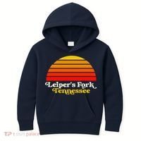 Leiper's Fork Tennessee Retro Sunset Nashville Kids Hoodie thumb 0