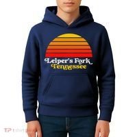 Leiper's Fork Tennessee Retro Sunset Nashville Kids Hoodie thumb 4