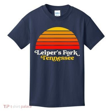 Leiper's Fork Tennessee Retro Sunset Nashville Kids T-Shirt