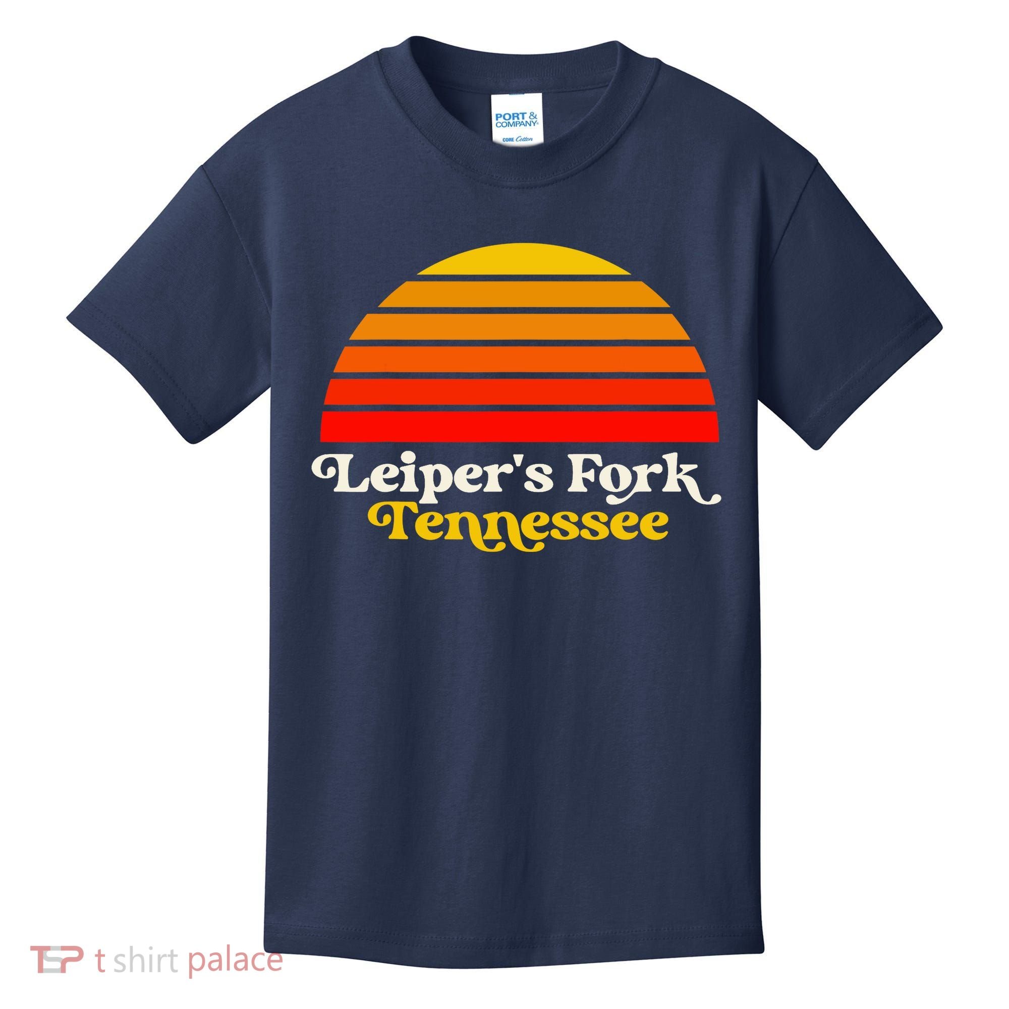 Leiper's Fork Tennessee Retro Sunset Nashville Kids T-Shirt