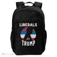 Liberals For Trump 2024 Take America Back Election Funny Gift Backpack thumb 0