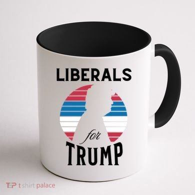 Liberals For Trump 2024 Take America Back Election Funny Gift Coffee Mug back