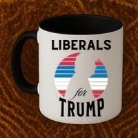Liberals For Trump 2024 Take America Back Election Funny Gift Coffee Mug thumb 2