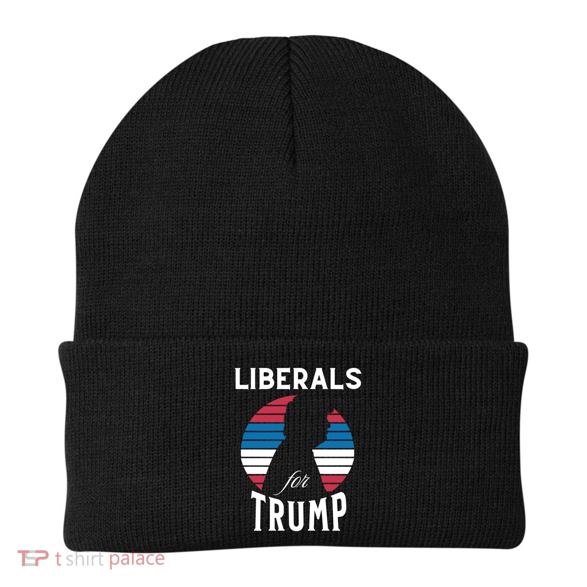 Liberals For Trump 2024 Take America Back Election Funny Gift Beanie