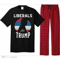 Liberals For Trump 2024 Take America Back Election Funny Gift Pajama Set thumb 0