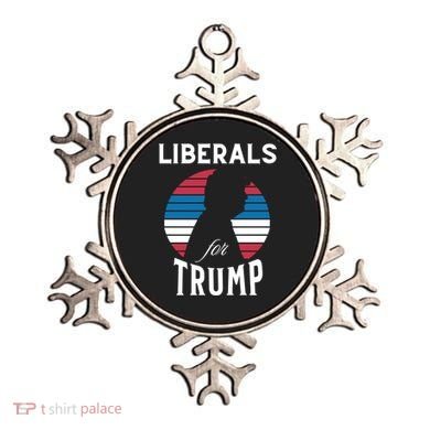Liberals For Trump 2024 Take America Back Election Funny Gift Ornament