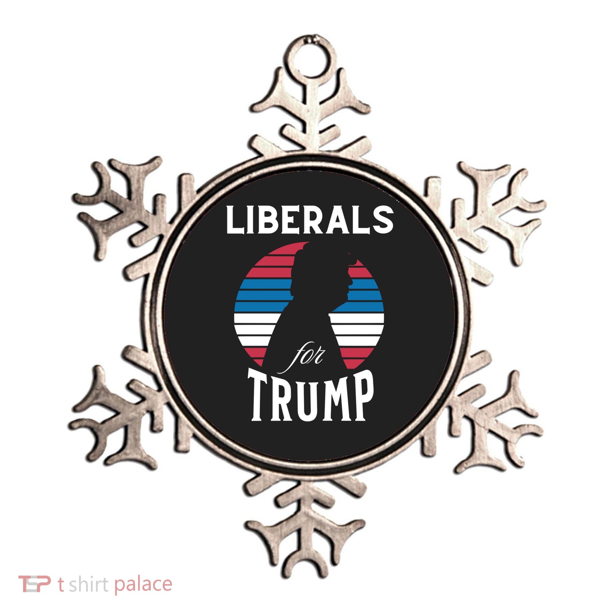 Liberals For Trump 2024 Take America Back Election Funny Gift Ornament