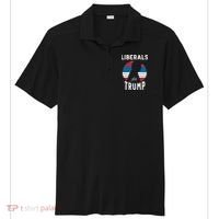 Liberals For Trump 2024 Take America Back Election Funny Gift Sport-Tek Posi-UV Pro Polo thumb 0