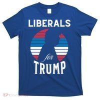 Liberals For Trump 2024 Take America Back Election Funny Gift T-Shirt thumb 0
