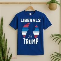 Liberals For Trump 2024 Take America Back Election Funny Gift T-Shirt thumb 2