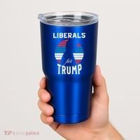 Liberals For Trump 2024 Take America Back Election Funny Gift Tumbler thumb 2
