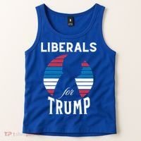 Liberals For Trump 2024 Take America Back Election Funny Gift Tank Top thumb 2