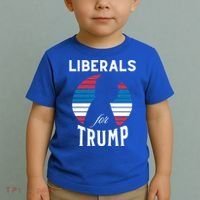 Liberals For Trump 2024 Take America Back Election Funny Gift Toddler T-Shirt thumb 2